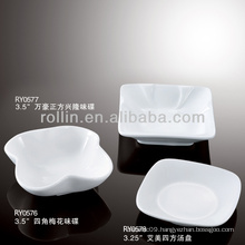 healthy durable white porcelain oven safe condiment dish